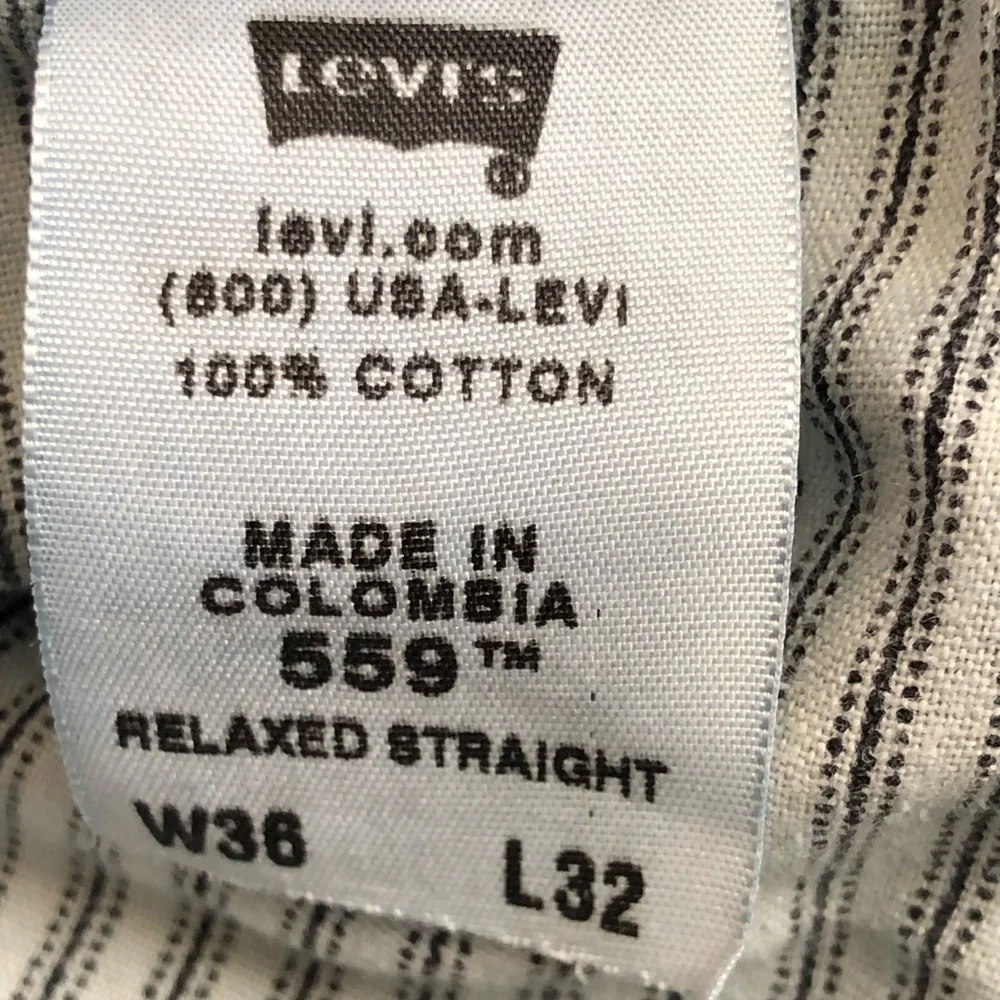 LEVIS RELAXED STRAIGHT 559 BLUE JEANS
